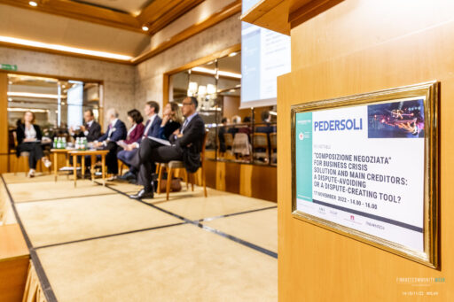 Roundtable: “‘Composizione negoziata’ for business crisis solution and main creditors: a dispute-avoiding or a dispute-creating tool?” Pedersoli